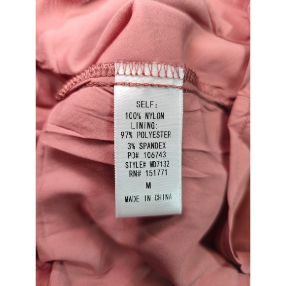 Le Lis Babydoll Dress Rose Tulle Ruffle Mini Party Cocktail Size M NWT - Picture 6 of 9